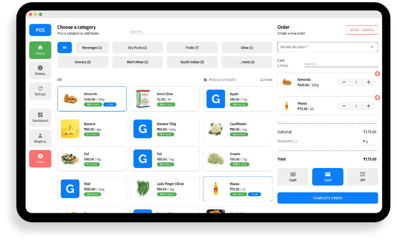 Cloud POS system