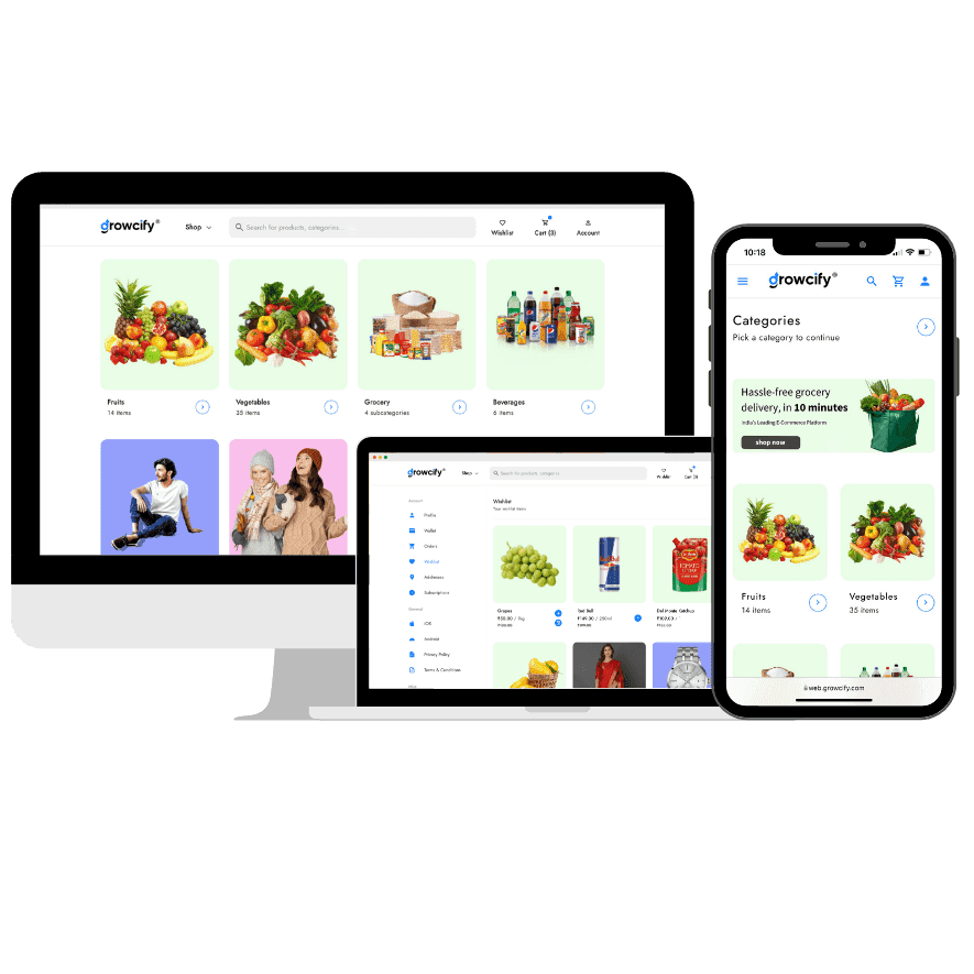 Responsive eCommerce website